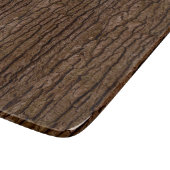 木素朴フェイク粒の樹皮 カッティングボード (角)