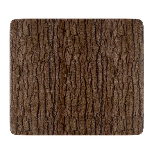 木素朴フェイク粒の樹皮 カッティングボード (正面)