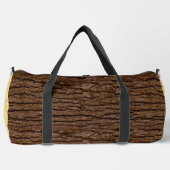 木素朴フェイク粒の樹皮 ダッフルバッグ (正面)