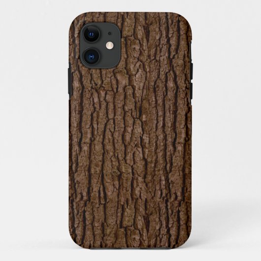 木素朴フェイク粒の樹皮 Case-Mate iPhoneケース (裏面)