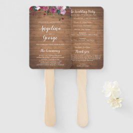 木素朴フローラ婚礼ファン ハンドファン