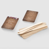 木素朴フローラ婚礼ファン ハンドファン (組立なし)