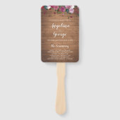 木素朴フローラ婚礼ファン ハンドファン (正面)