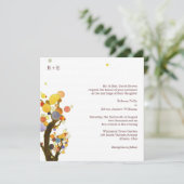 木素朴モダン々の結婚山 招待状 (スタンド正面)