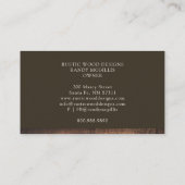 木素朴モダン工木工 名刺 (裏面)