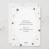 木素朴写真スノーフレーク シーズンカード (裏面)