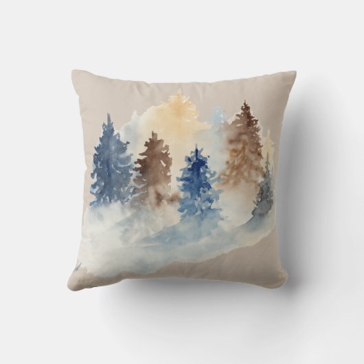 木素朴切り写真の結婚モノグラム クッション (裏面)