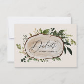 木素朴切り結婚詳細 セーブザデート (正面)