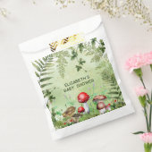 木素朴地緑きのこ菌類シダ フェイバーバッグ (封をした状態)