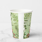 木素朴地緑きのこ菌類シダ 紙コップ (右)