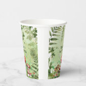 木素朴地緑きのこ菌類シダ 紙コップ (右)