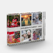 木素朴家写真コラージュの家名 フォトブロック (左)