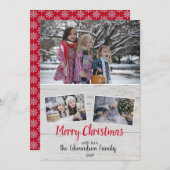 木素朴家写真集メリークリスマス シーズンカード (正面/裏面)