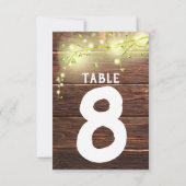 木素朴工ストリングライツツリーテーブル番号 サンキューカード (裏面)