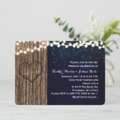 木素朴彫りハートナイトズ結婚ズ 招待状 (スタンド正面)