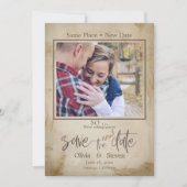 木素朴日を保存する 招待状 (正面)