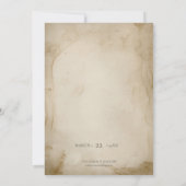 木素朴日を保存する 招待状 (裏面)