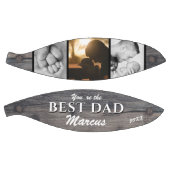 木素朴最高のパパ名Keepsake 3 Photo バスケットボール (パネル)