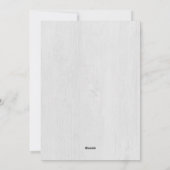 木素朴材と台本4写真のクリメリースマス シーズンカード (裏面)