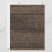 木素朴材バラフローラ弦ライト卒業 案内状 (裏面)