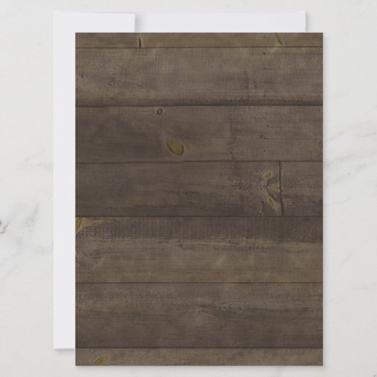 木素朴材バラフローラ弦ライト卒業 案内状 (裏面)