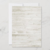 木素朴材フローラ列ラ結婚イの日付 セーブザデート (裏面)