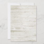 木素朴材フローラ列ラ結婚イの日付 セーブザデート (裏面)