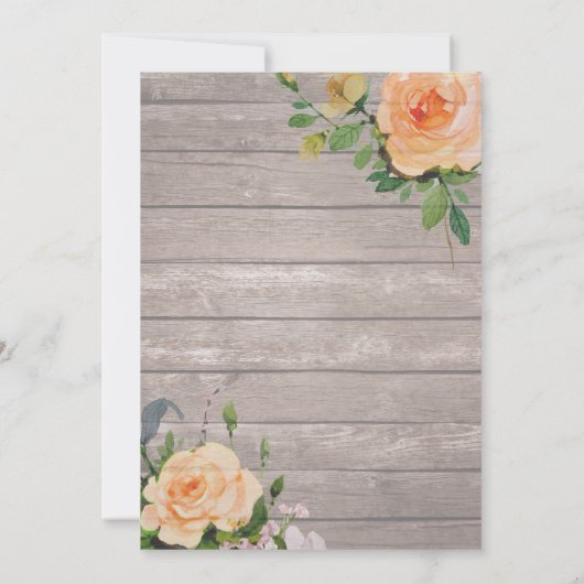 木素朴材フローラ弦ライト日付の保存 セーブザデート (裏面)