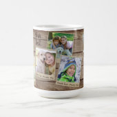 木素朴材ヴィンテージ7フォトフレーム コーヒーマグカップ (中央)