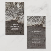 木素朴材樺の木バークウッドカントリー 名刺 (正面/裏面)