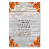 木素朴材紅葉ストリングラ結婚イト テーブルナンバー (裏面)