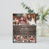 木素朴材 |クリスマス4フォトコラージュ (スタンド正面)