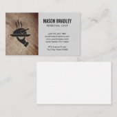 木素朴材 |ケータリング | Personal Executive Chef 名刺 (正面/裏面)