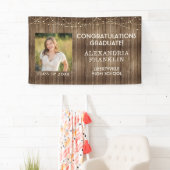 木素朴材 | ストリングライト | 写真の卒業 横断幕 (インサイチュ)