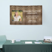 木素朴材 | ストリングライト | 写真の卒業 横断幕 (トレードショー)