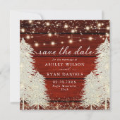 木素朴材 |文字列ライト |木の写真 セーブザデート (正面)