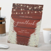 木素朴材 |文字列ライト | Trees Guestbookサイン 台座サイン (インサイチュ)