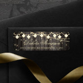 木素朴材(紋章の)フラ・ダ・リ灯 |パーティーアドレス ラベル