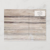 木素朴材 | Deer日付はがきを保存 案内ポストカード (裏面)