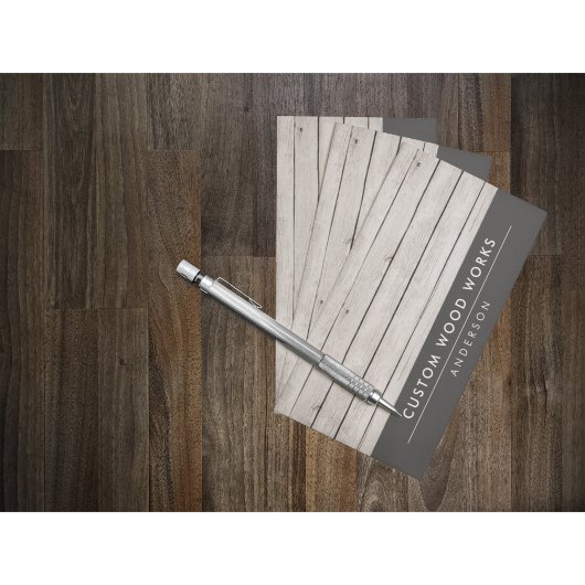 木素朴材 – Woodwork Business Card 名刺