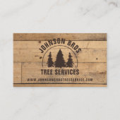 木素朴板の木 名刺 (正面)