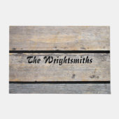 木素朴板 ドアマット (正面)