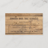 木素朴板 名刺 (裏面)