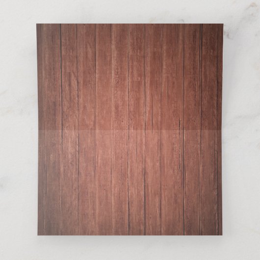 木素朴梅フローラ弦ラ結婚イト プレイスカード (内部開封)