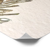 木素朴植物灯ライトカードギフト ポスター (角)