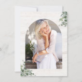 木素朴植物驚き退職パーティー 招待状 (裏面)