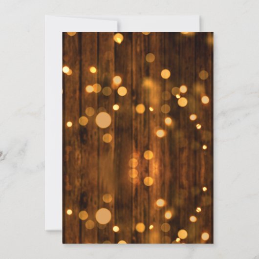 木素朴灯退職パーティの招待状 (裏面)