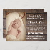 木素朴生発表サンキューカード 案内状 (正面/裏面)