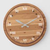 木素朴看板 ラージ壁時計 (正面)