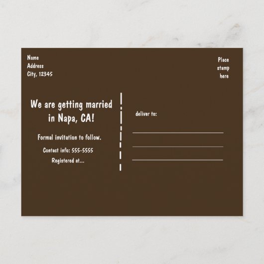 木素朴矢「日付を保存」はがき 案内ポストカード (裏面)